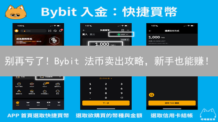 别再亏了！Bybit 法币卖出攻略，新手也能赚！